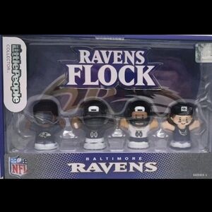 FISHER PRICE LITTLE PEOPLE RAVENS FLOCK BALTIMORE RAVENS NFL NEW